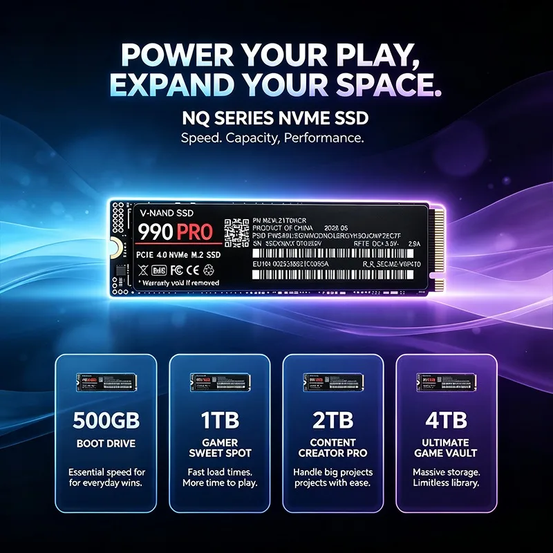 SSD 990 PRO originale, da 500  - M.2 Nvme 4Tb Pcie 4.0 Ssd recensione e prezzo
