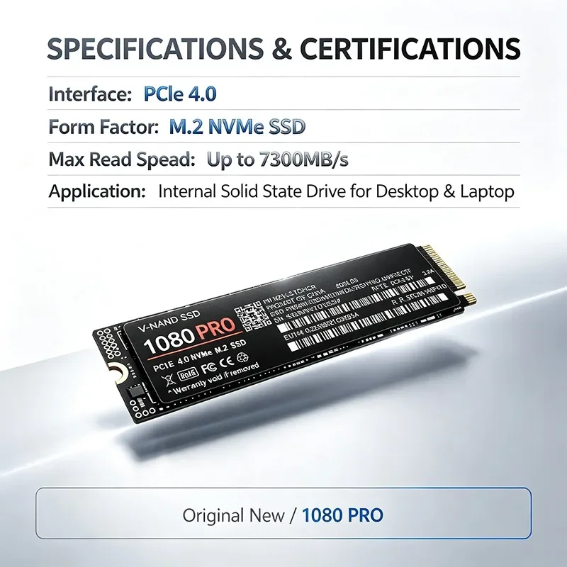 SSD interno 1080PRO M.2 NVMe P - M.2 Nvme 4Tb Pcie 4.0 Ssd recensione e prezzo