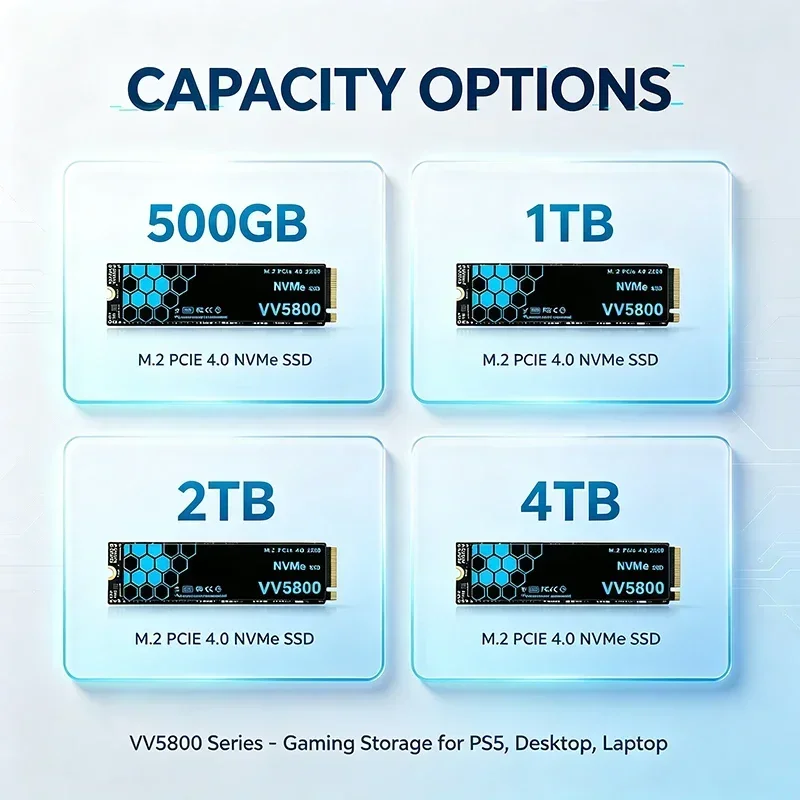 VV5800 500GB 1TB 2TB 4TB SSD M - M.2 Nvme 4Tb Pcie 4.0 Ssd recensione e prezzo